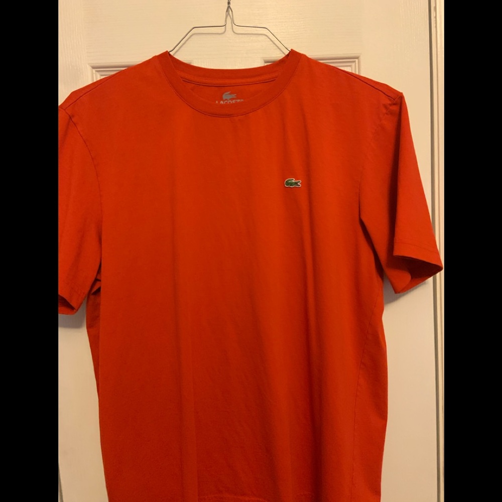 Lacoste T-Shirt Orange - Size 6 (Large)